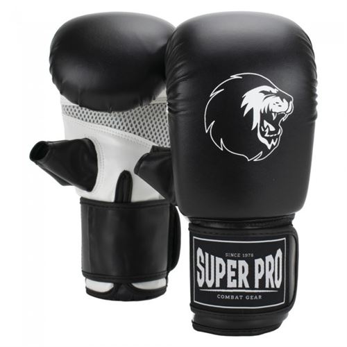 Super Pro Combat Gear Victor Gants de punching bag noir/blanc