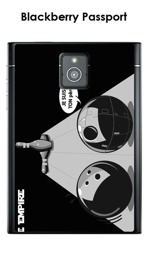 Coque Blackberry Passport design dark-bowling
