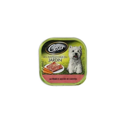 Cesar Barquette En Terrine Au Veau Et Aux Carottes - Pour Chien Adulte - 300 G X20