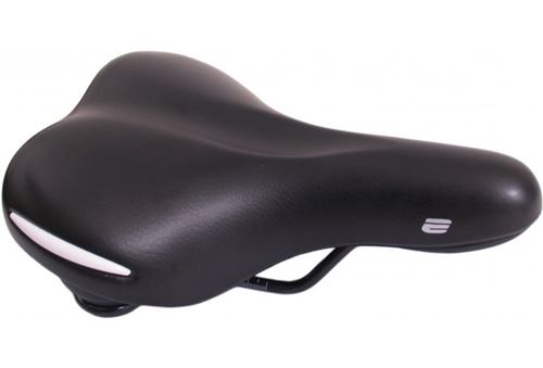 Selle selle de vélo city bike Ride 252 x 182 mm noir