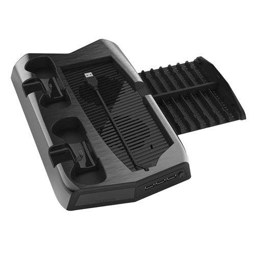 Base de refroidissement multifonctionnelle pour PS5-Noir