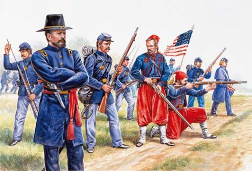 Infanterie de l'Union et zouaves Italeri 1/72