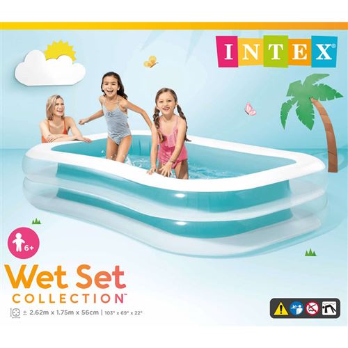 Piscine gonflable rectangulaire Family Intex 