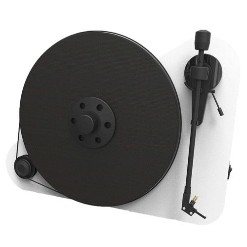 Pro-Ject VTE Tourne-Disque à positionnement Verticale, Droite, Blanc
