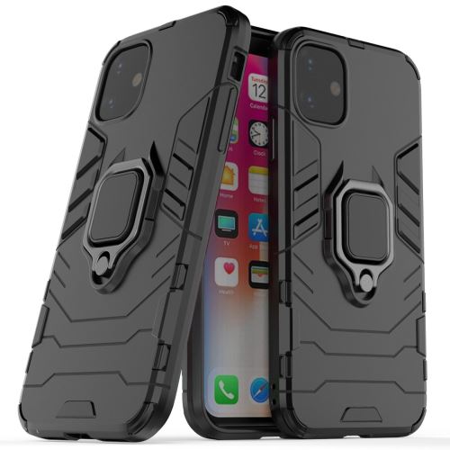 Coque en TPU combo avec béquille noir pour votre Apple iPhone XR (2019) 6.1 pouces