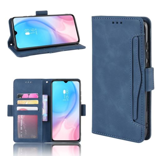 Etui Xiaomi Mi 9 Lite Portefeuille Bleu Coque Housse En Cuir Pu hfs-house®