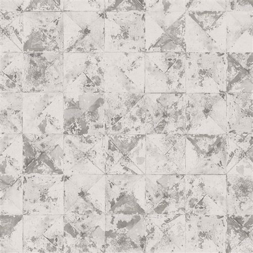 DUTCH WALLCOVERINGS Papier peint Carré / triangle Beige 42501-20