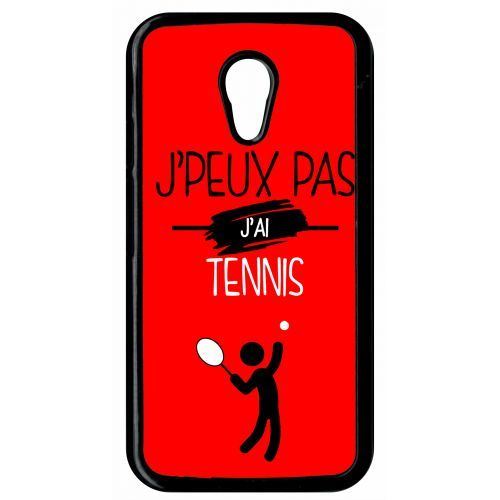Coque motorola moto g2 j peux pas j ai tennis 6