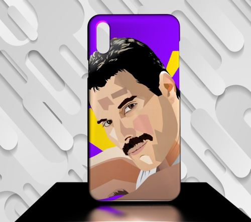 Coque compatible pour Samsung Galaxy A10 - QUEEN - FREDDIE MERCURY - Réf 03