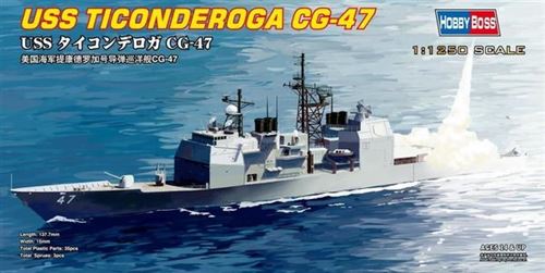 Uss Ticonderoga Cg-47 - 1:1250e - Hobby Boss