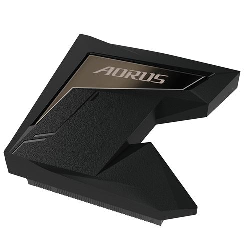 gigabyte gigabyte aorus rgb nvlink bridge, triple slot - 60 mm noir