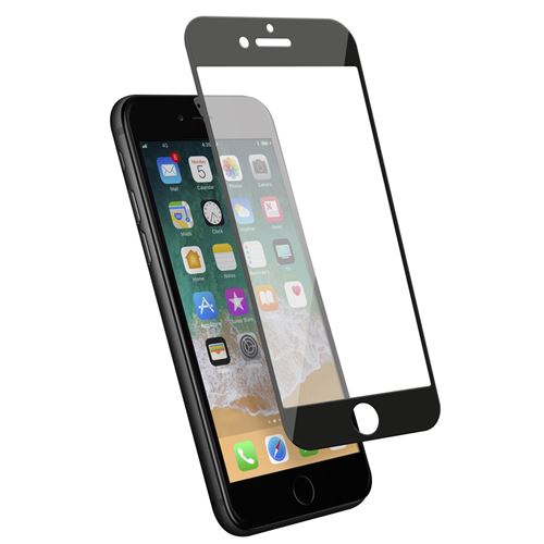 Wave Concept - Protection D'écran 3d Pour Iphone 6/6s En Fibre De Carbone Soft Black