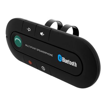 Kit Main Libre Voiture Bluetooth Multipoint Fixation Pare Soleil