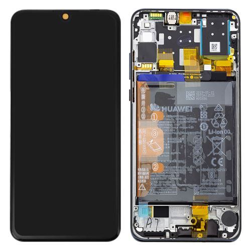 Bloc Complet Huawei P30 Lite Écran LCD Batterie 3340 mAh Original Noir