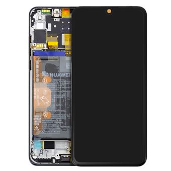 Ecran LCD Original Avec Batterie et Châssis Pour Huawei P30 Lite Noir Black
