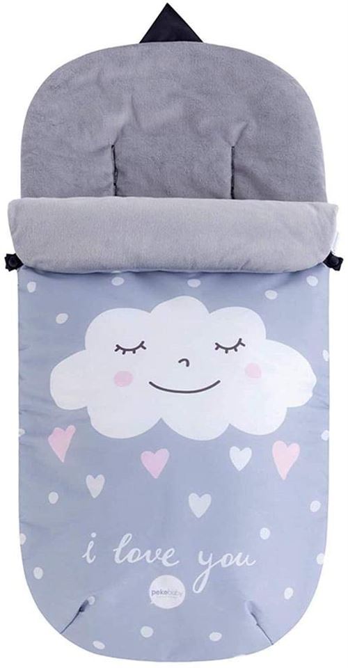 Pekebaby 1121190001 Nuvola Sac Polaire Universel Imperméable Rose