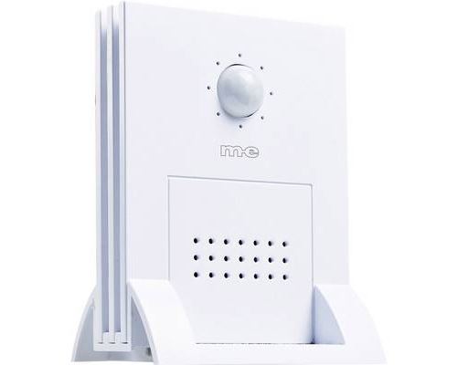 m-e modern-electronics Détecteur de passage DGF-300 blanc avec détecteur de mouvement 41058