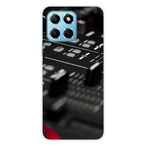 Coque en silicone imprimée compatible Huawei Honor X8 5G Dj Mixer