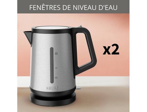Krups Control Line BW442D bouilloire inox brossé fnac Belgique
