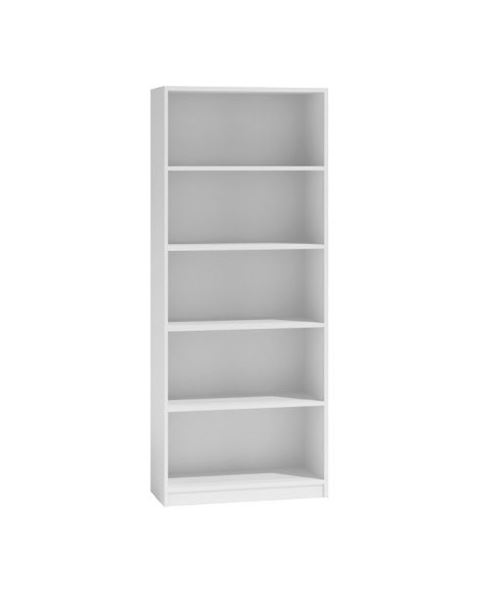 FLORENCE - Bibliothèque contemporaine 5 niches blanc