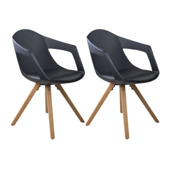 De Nordique Achatamp; PrixFnac Chaises Au Style Accoudoirs Lot 2 Avec 3ALRcj54qS