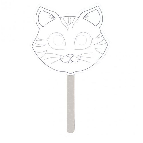 Masque graffy stick chat avenue mandarine