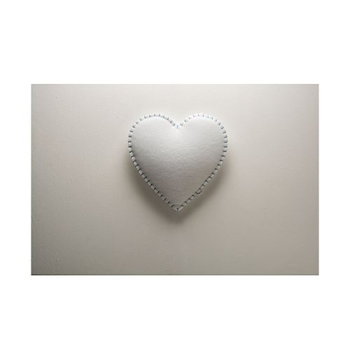 Applique coeur - Bleu
