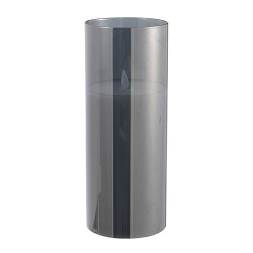 Paris Prix Gris Lampe À Poser En Verre Led "Bright" 25Cm