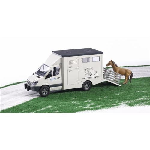 BRUDER - LE CAMION + CHEVAL