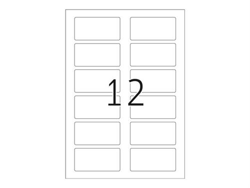 Herma Etiquette code QR, 80 x 40 mm, rectangulaire - Lot de 2