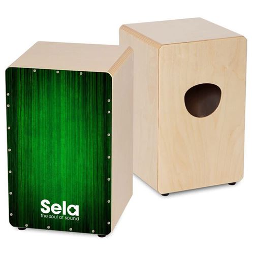 GENERIQUE - Cajon Sela Percussion Varios - Green - SE 053 - Image 3