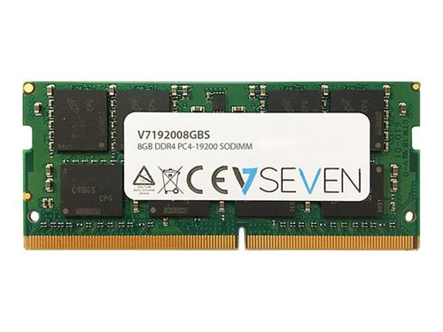 V7 - DDR4 - module - 8 GB - SO DIMM 260-PIN - 2400 MHz / PC4-19200 - CL17 - 1.2 V - niet-gebufferd - niet-ECC