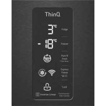 Réfrigérateur multi-portes LG GMQ844MC5E