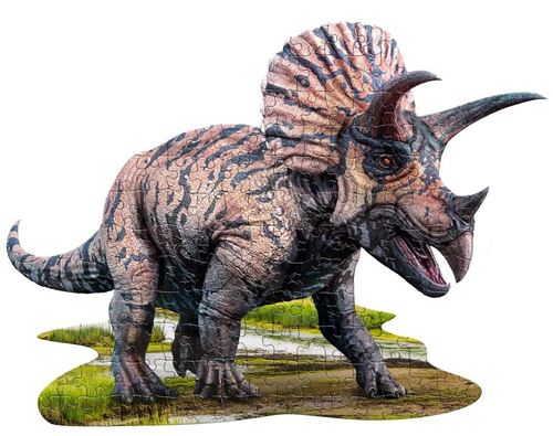 Madd Capp puzzle triceratops 84 cm carton brun 100 pièces