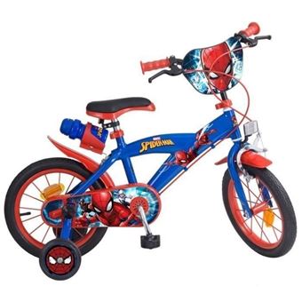 Spiderman Velo Garcon 14 4 7 Ans Bleu Et Rouge Velos Achat Prix Fnac