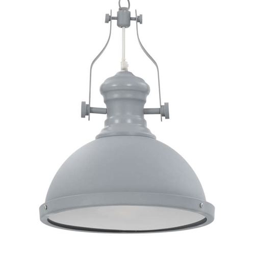 Vidaxl Gris Plafondlamp Rond E27 Grijs281625 - Image 1