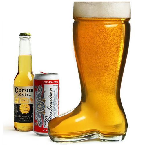 Chope à bière en forme de botte XXL - Verre à cocktail