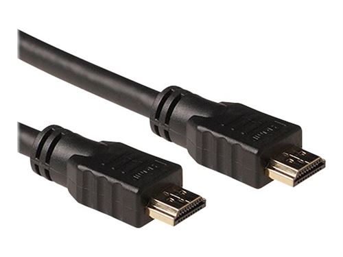 Eminent Noir Ewent - Câble Hdmi Avec Ethernet - Hdmi Mâle Pour Hdmi Mâle - 1 M - Triple Blindage - Support 4K