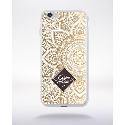 Coque Carpe Diem Modif Orient Fond Blanc Compatible Iphone 6 Transparent