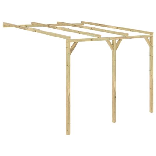 Chunhe Pergola à appentis 3 x 3 x 2,1 m Bois AB49460