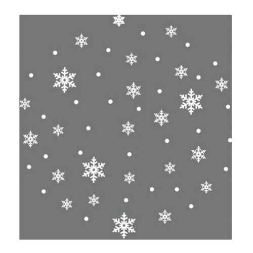 Noël Décoration Décalcomanie de Flocons de Neige Noël en Verre Vitrine Magasin Décoratif Autocollant Ornement