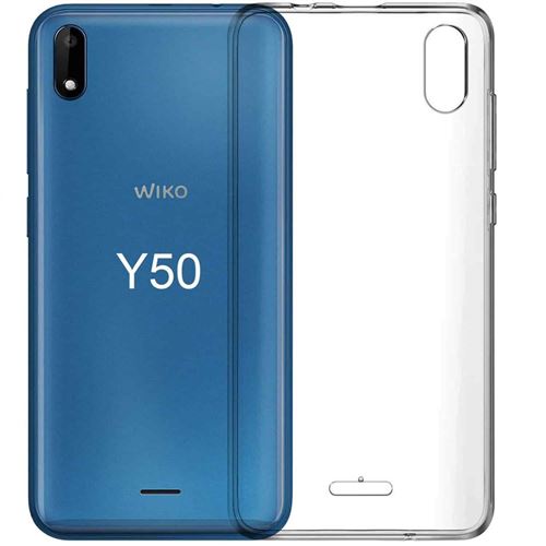 Coque de protection transparente souple pour Wiko Y50