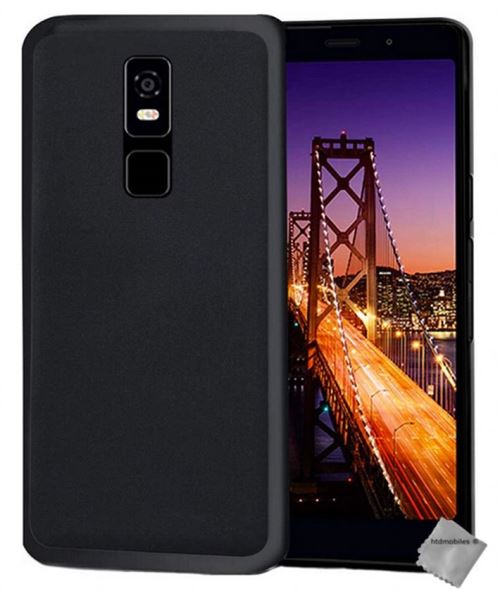 Coque silicone gel fine pour Altice S61 avec film ecran - NOIR