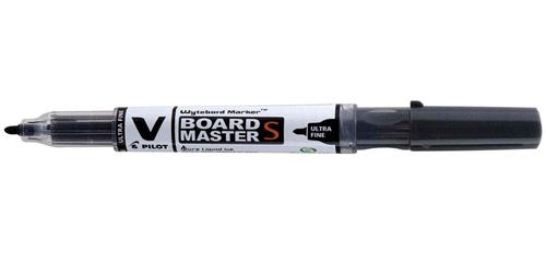 Pilot 487361 Marqueur pour tableau blanc V BOARD MASTER S, pointe ogive, noir