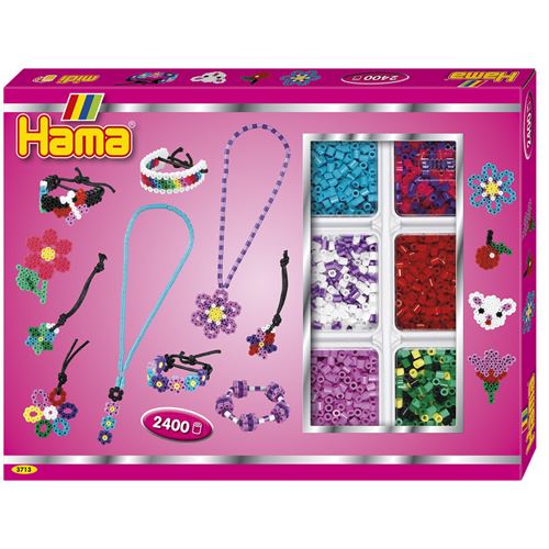 Boîte d'activités de perles de repassage Hama 2400 pièces