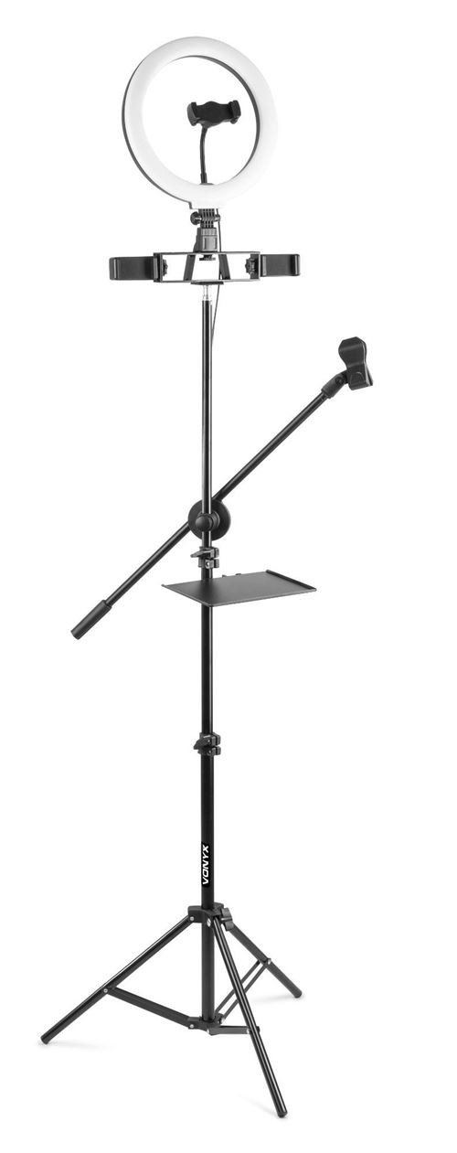 Vonyx RL25 Ring Light avec 3 supports smartphone