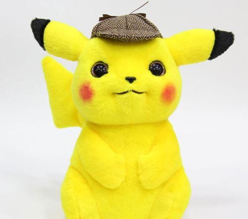 28 cm détective Pikachu en Peluche jouet de haute qualité mignon Anime jouets enfants cadeau jouet enfants dessin animé Peluche Pikachu