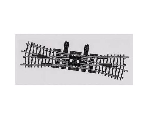 Traversée-jonction, double Longueur: 225 mm Rayon:902.4 mm 14.43 ° Märklin 2275
