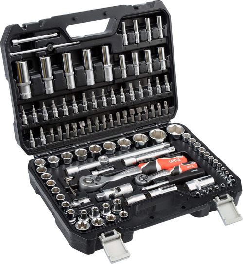 Yato de 38791&ndash;108Pcs Socket Set 1/4&nbsp;et 1/2&nbsp;