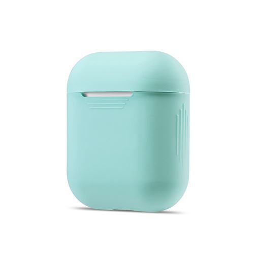 Coque en silicone souple anti-choc cyan pour votre Apple AirPods